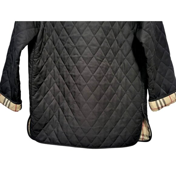 Burberry London Quilted Barn Jacket Nova Check Lining - Picture 7 of 16